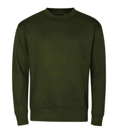 Bluza robocza reklamowa Unisex 422 Crew Malfini military