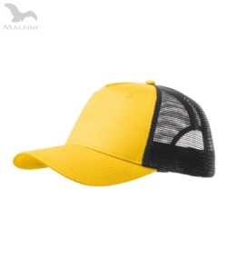Czapka robocza z daszkiem nawiewna Unisex Trucker 5P 311 Malfini żółta