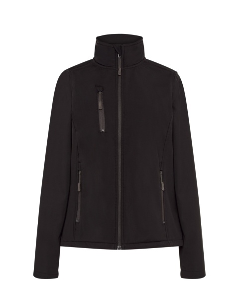 Kurtka robocza softshell bez kaptura jacket lady JHK czarna
