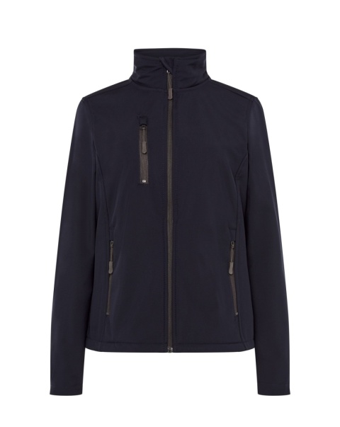 Kurtka robocza softshell bez kaptura jacket lady JHK granatowa