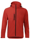 Męska kurtka robocza softshell z kapturem Windstorm JHK czerwona