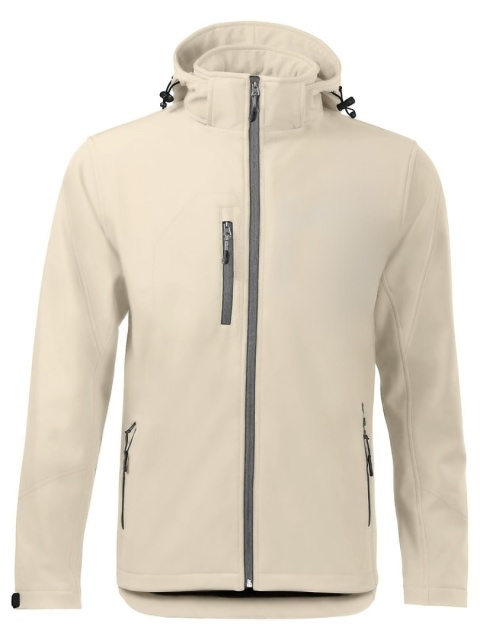 Damska kurtka robocza softshell z kapturem Windstorm JHK kremowa