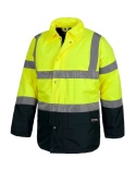 Ostrzegawcza kurtka robocza typu parka 3/4 WTC3710 JHK