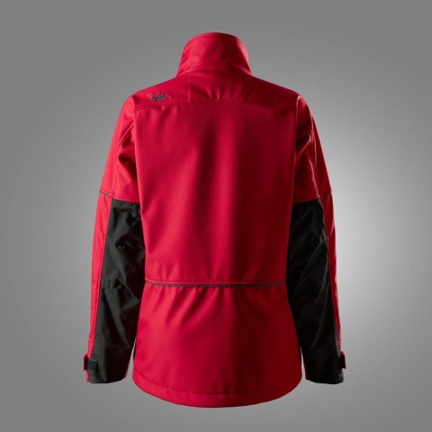 Snickers Workwear 1257 kurtka robocza softshell damska AllroundWork czerwono-czarna
