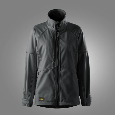 kurtka robocza softshell damska AllroundWork 1257 Snickers Workwear szara
