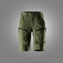 spodnie robocze do pasa krótkie damskie stretch ServiceWork 6174 Snickers Workwear khaki