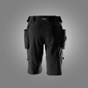 Snickers Workwear 6117 krótkie spodenki damskie stretch z workami kieszeniowymi AllroundWork czarne