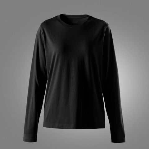 t-shirt roboczy damski długi rękaw 2477 Snickers Workwear czarny