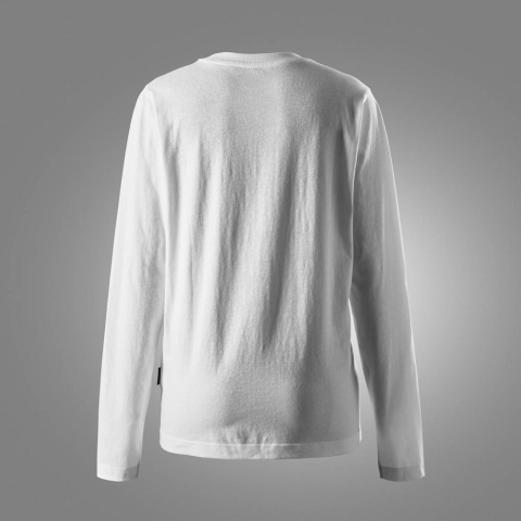 Snickers Workwear 2477 t-shirt roboczy damski długi rękaw biały