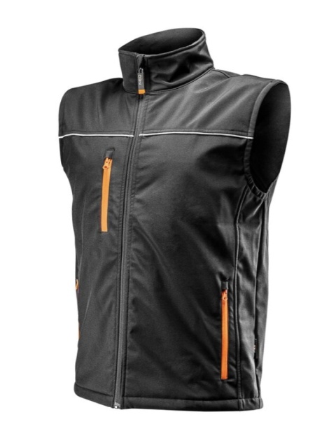 OUTLET BEZRĘKAWNIK ROBOCZY SOFTSHELL 81-532 Neo Tools CZARNY L