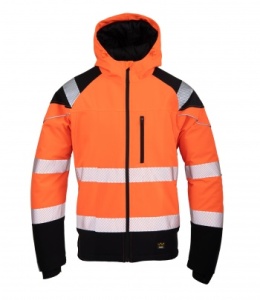 Kurtka robocza ocieplana softshell Flash Seven Kings Polstar pomarańczowa
