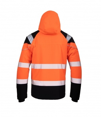 Seven Kings Flash kurtka robocza zimowa ocieplana odblaskowa softshell polstar pomarańczowa