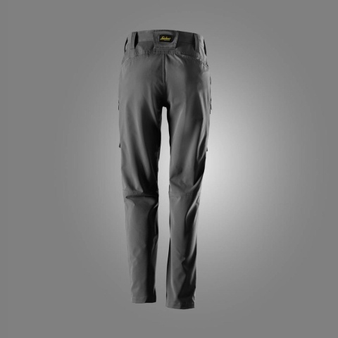 Snickers Workwear 6710 spodnie robocze do pasa damskie stretch ServiceWork szare
