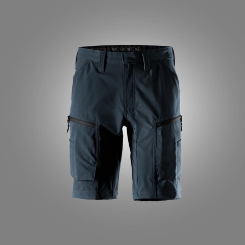 spodnie robocze do pasa krótkie stretch 6114 Snickers Workwear granatowe