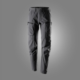 spodnie robocze do pasa stretch ServiceWork 6410 Snickers Workwear szare