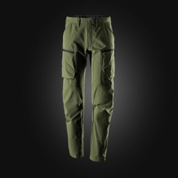 spodnie robocze do pasa stretch ServiceWork 6410 Snickers Workwear khaki
