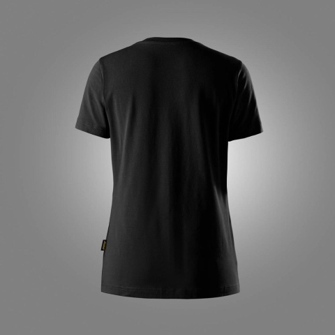 Snickers Workwear 2547 t-shirt roboczy damski o dopasowanym kroju czarny