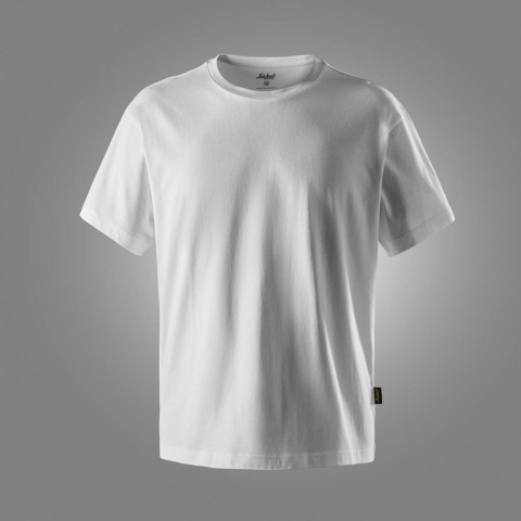 t-shirt roboczy o luźnym kroju 2544 Snickers Workwear biały
