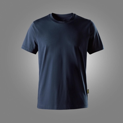 t-shirt roboczy z bawełny organicznej 2559 Snickers Workwear granatowy