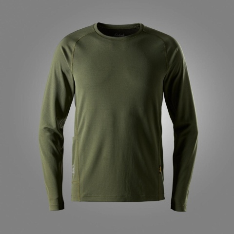 t-shirt roboczy z długim rękawem StayFresh 2454 Snickers Workwear khaki