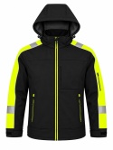 bluza robocza softshell Orion Consorte czarno-żółta