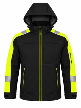bluza robocza softshell Orion Consorte czarno-żółta