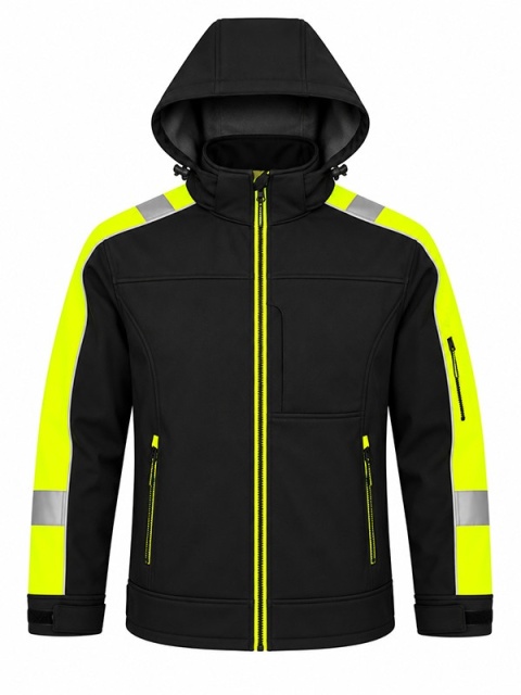 bluza robocza softshell Orion Consorte czarno-żółta