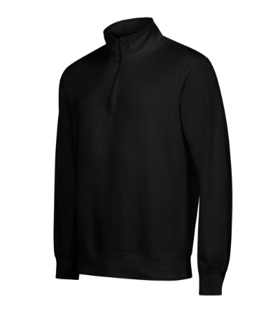 Bluza robocza unisex Malfini Summnit 429 z krótkim zamkiem czarna