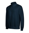 Bluza robocza unisex Malfini Summnit 429 z krótkim zamkiem granatowa