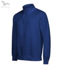 Bluza robocza unisex Malfini Summnit 429 z krótkim zamkiem chabrowa