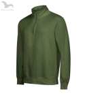 Bluza robocza unisex Malfini Summnit 429 z krótkim zamkiem khaki