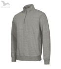 Bluza robocza unisex Malfini Summnit 429 z krótkim zamkiem ciemnoszary-melanż