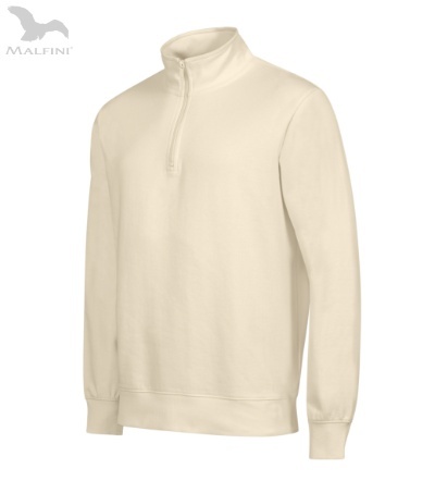 Bluza robocza unisex Malfini Summnit 429 z krótkim zamkiem migdałowy