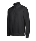 Bluza robocza unisex Malfini Summnit 429 z krótkim zamkiem ebony gray