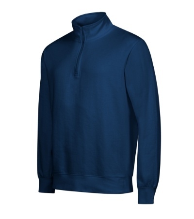 Bluza robocza unisex Malfini Summnit 429 z krótkim zamkiem ciemnoniebieski
