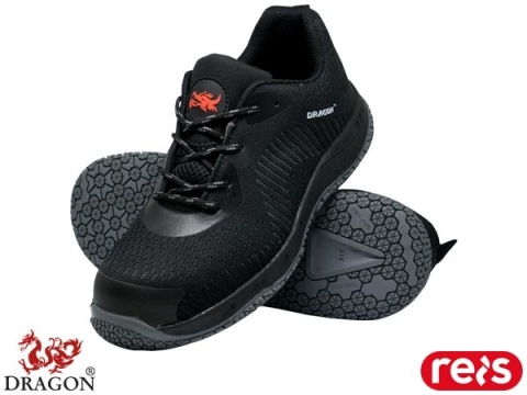 buty robocze S1P Metal Free Camp Reis czarno-szare