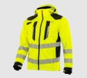 kurtka robocza softshell odblaskowa Drogowiec Comfort Sara Workwear żółto-czarna