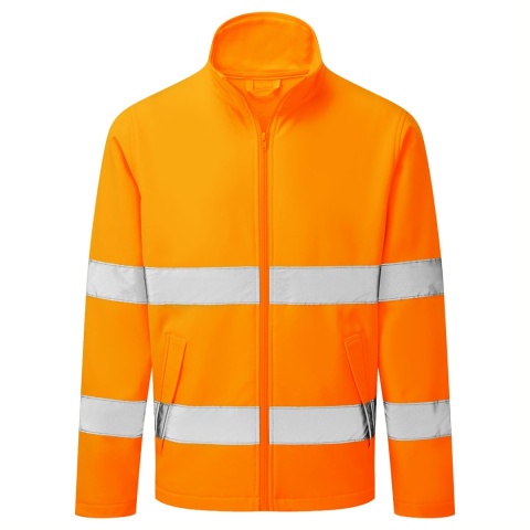 kurtka robocza softshell odblaskowa ES1 Essential Hi-Vis (2L) ES428 Portwest pomarańczowa