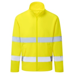kurtka robocza softshell odblaskowa ES1 Essential Hi-Vis (2L) ES428 Portwest żółta