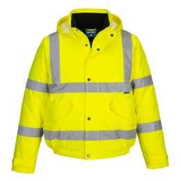 kurtka robocza zimowa odblaskowa ES1 Essential Bomber Hi-Vis ES463 Portwest żółta