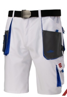 OUTLET KRÓTKIE SPODENKI ROBOCZE CLASSIC WHITE ART.MASTER R. 48