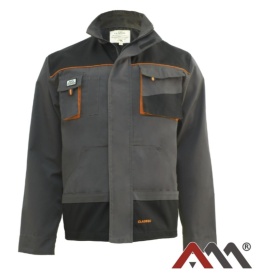 OUTLET KURTKA ROBOCZA CLASSIC ORANGE ART MAS GRAFITOWA R. 24