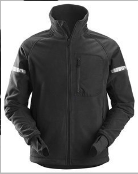 OUTLET KURTKA ROBOCZA POLAROWA WIATROSZCZELNA ALLROUNDWORK 8005 SNICKERS WORKWEAR CZARNA 3XL