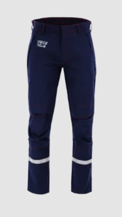OUTLET SPODNIE ROBOCZE DO PASA ANTYSTATYCZNE TRUDNOPALNE GROM 5W1 SARA WORKWEAR 52
