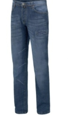 OUTLET SPODNIE ROBOCZE DO PASA JEANS JEST STRETCH 8025B INDUSTRIAL STARTER R. S
