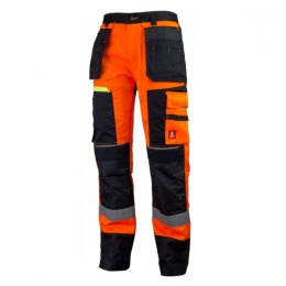 OUTLET SPODNIE ROBOCZE DO PASA OSTRZEGAWCZE URG-714 URGENT ROZM. 44