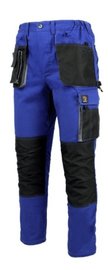 OUTLET SPODNIE ROBOCZE DO PASA PROMAN STRETCH 250 PROCERA NIEBIESKIE R. 58