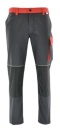 OUTLET SPODNIE ROBOCZE DO PASA SKIPER SARA WORKWEAR GRAFITOWO-CZERWONE R. L