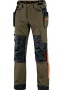 OUTLET SPODNIE ROBOCZE MĘSKIE NAOS STRETCH CXS CANIS KHAKI 58