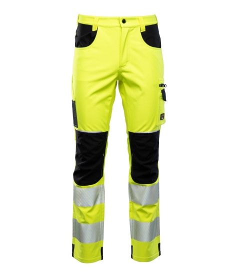 spodnie robocze do pasa softshell ocieplane odblaskowe Seven Kings Flash SKF009(Y) Polstar